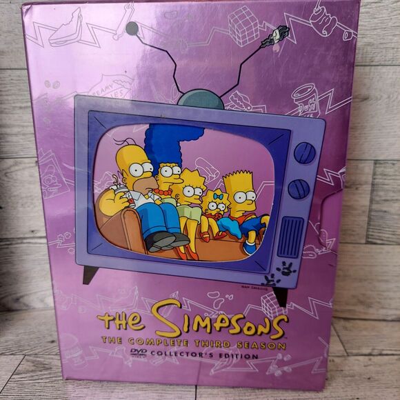 The Simpsons Complete Seasons 1-4 Box DVD Sets - USED: GOOD! 1 2 3 4 - Picture 4 of 16